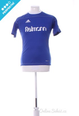 Pánské sportovní tričko Adidas XS, bílá/modrá #18189161308394