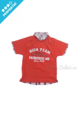 Dětské tričko s potiskem PALOMINO 116, červená #18280085413298