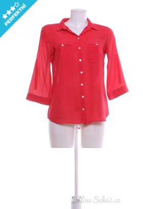 Dámská elegantní košile H&M 38, červená #19296092745428